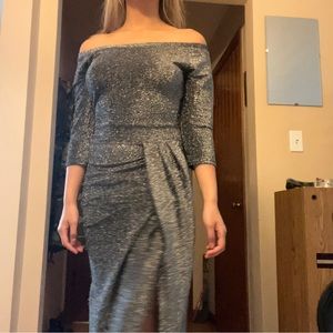 Beautiful sparkly dark gray dress